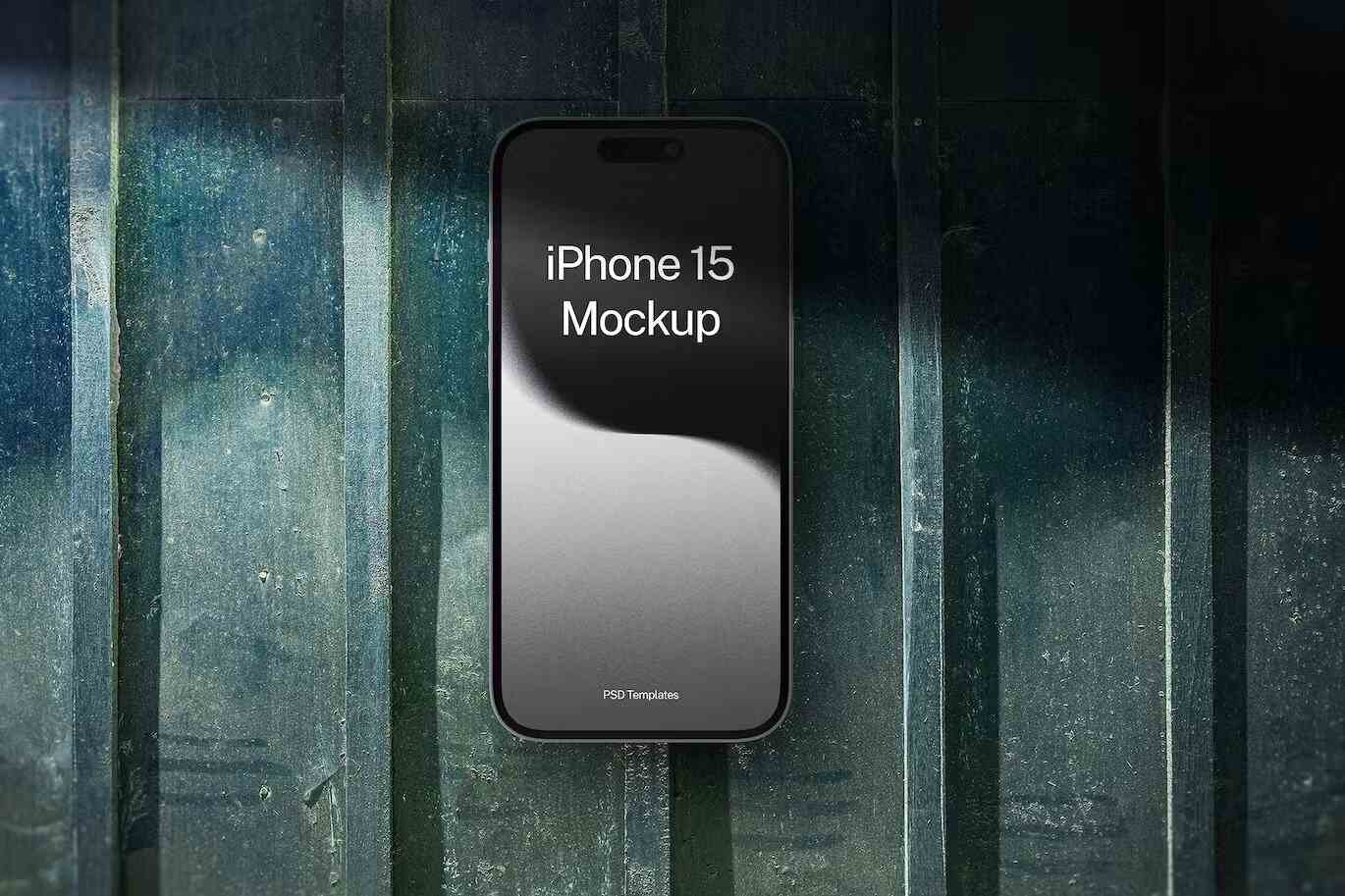 An iphone 15 mockup template
