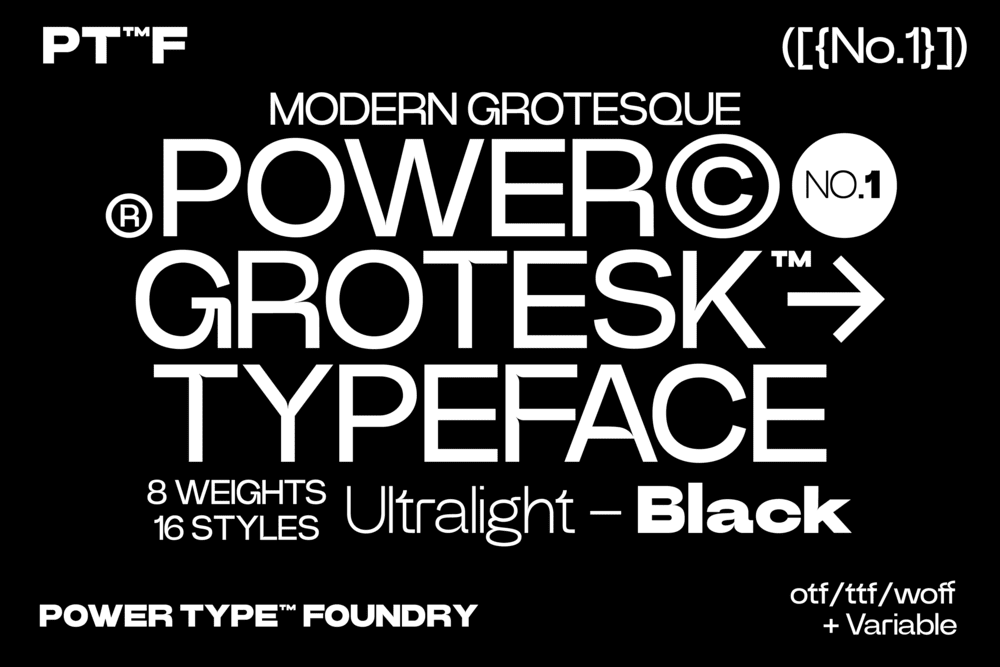 A free power grotesk typeface.