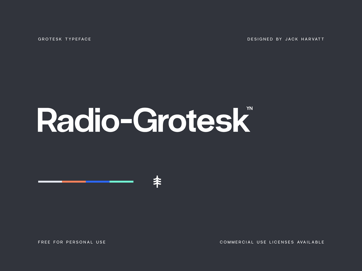 A free grotesk typeface