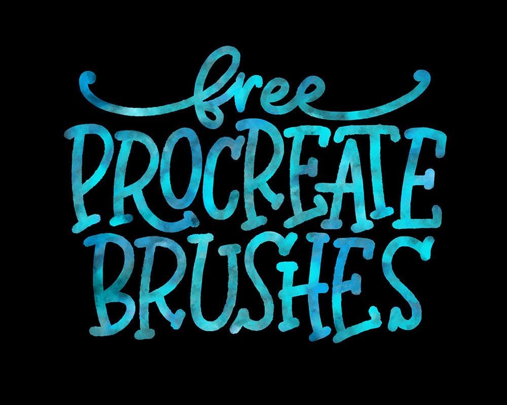A free procreate brushes