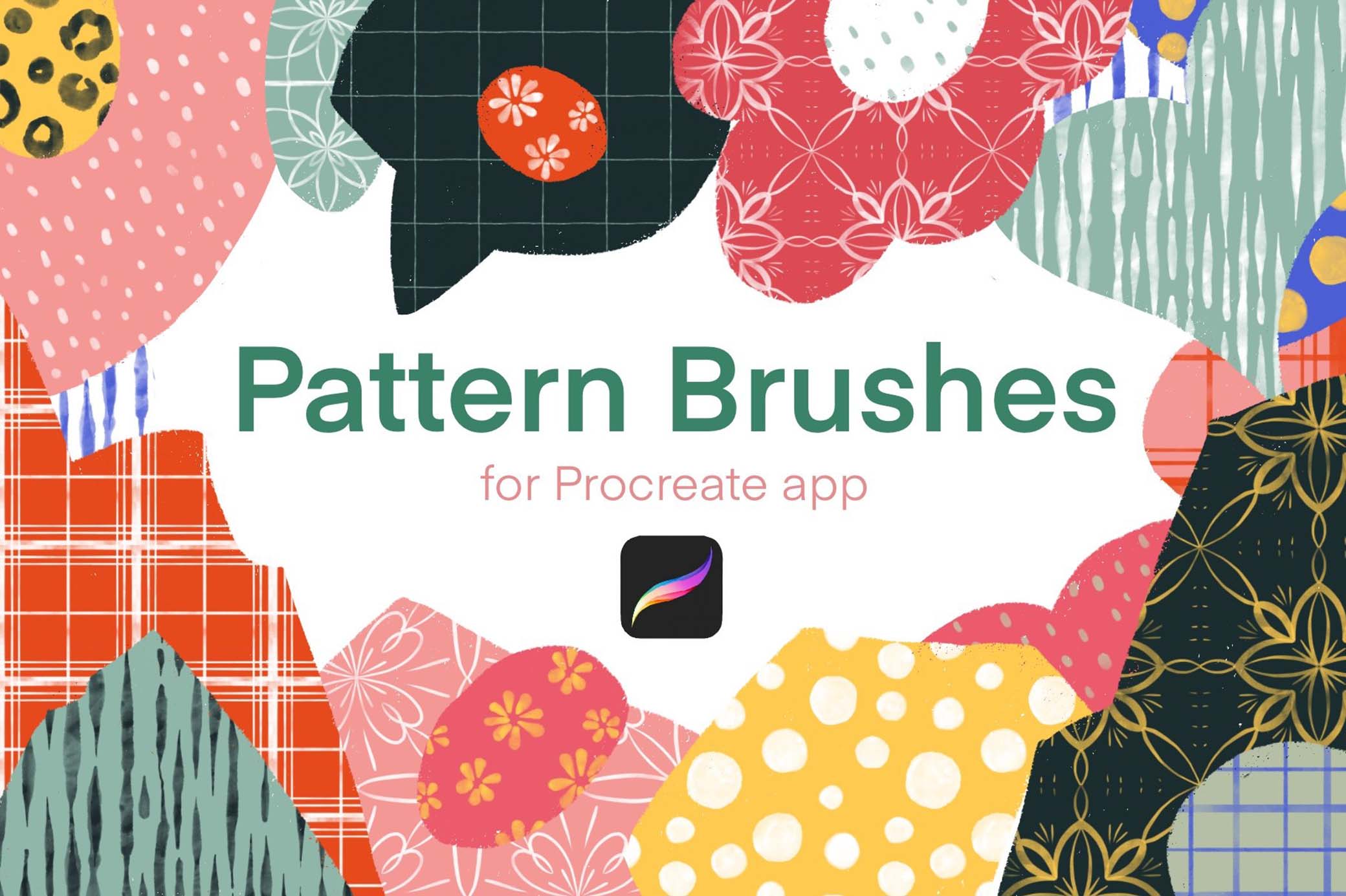 A free handmade pattern procreate brushes