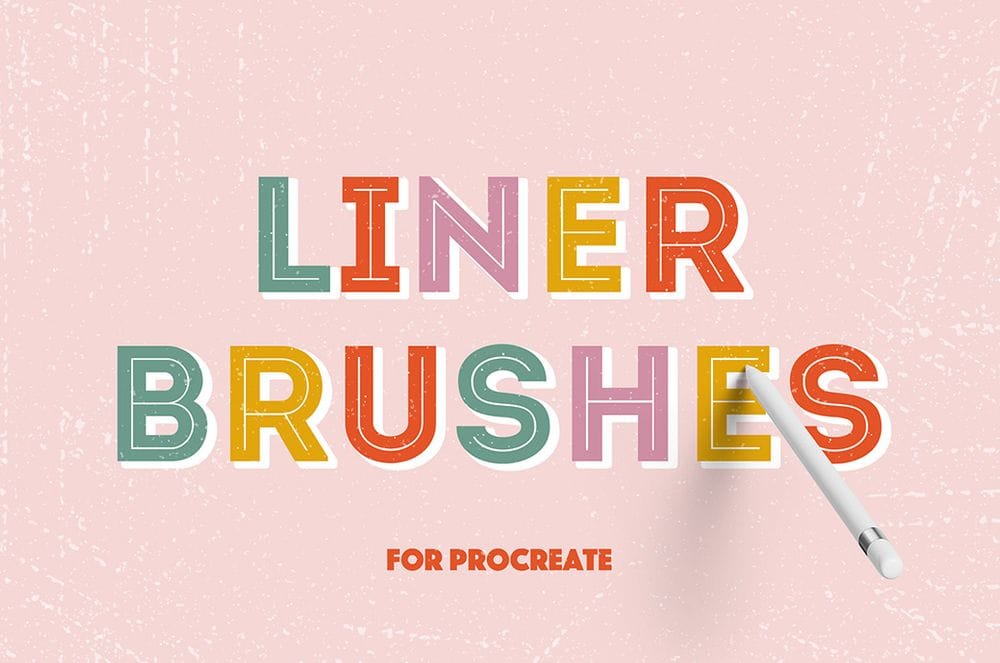 A free linear brushes for procreate