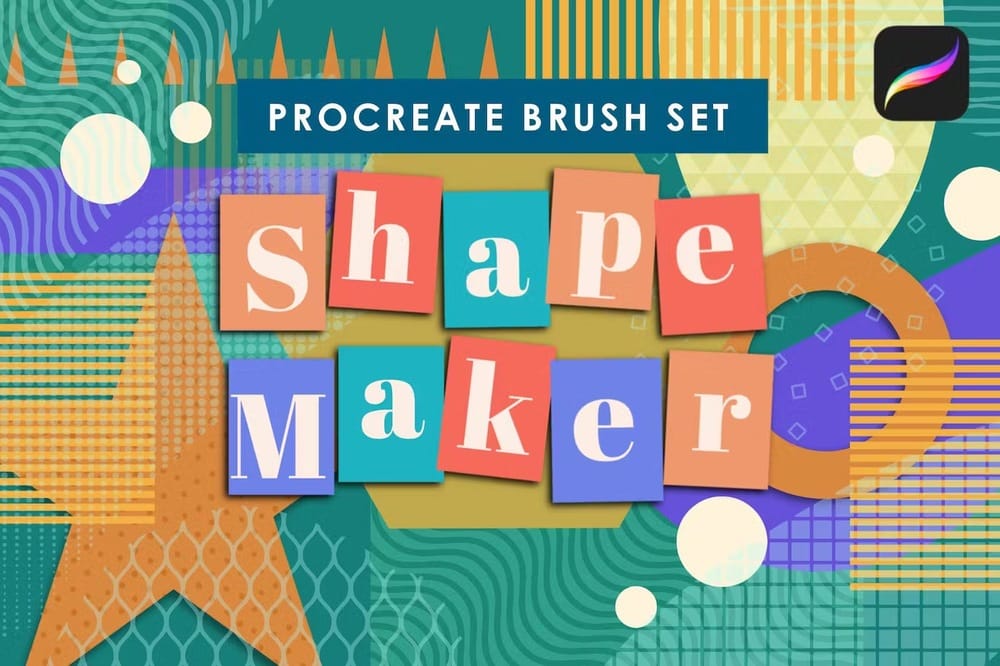 A shape maker procreate brushes