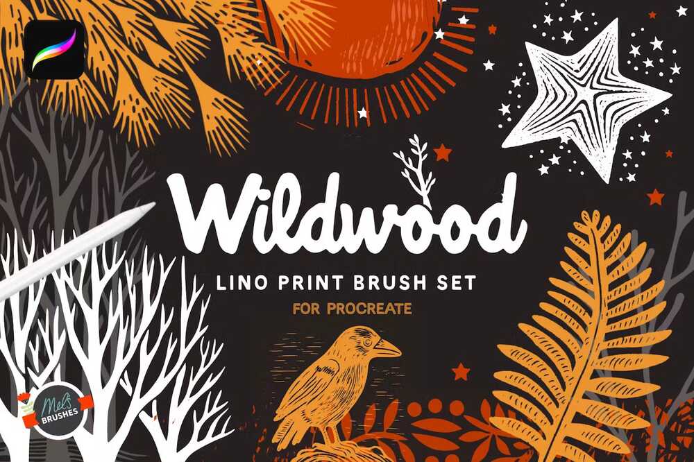 A wildwood procreate brushes