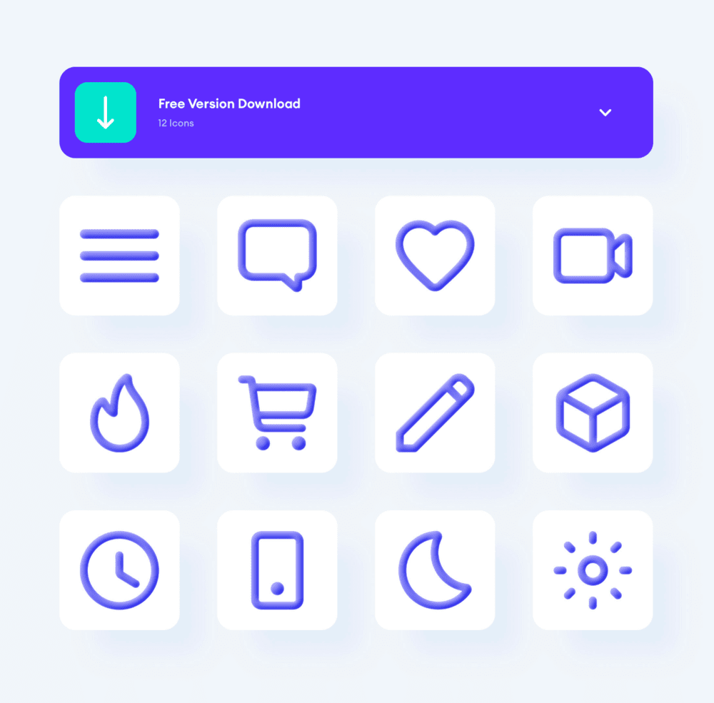 12 Free Noteworthy Front 3D Icons (PSD, PNG)