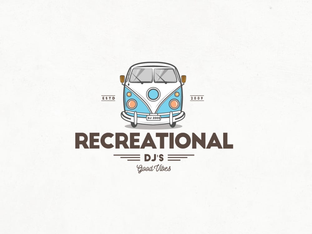 A recreational DJ's logo