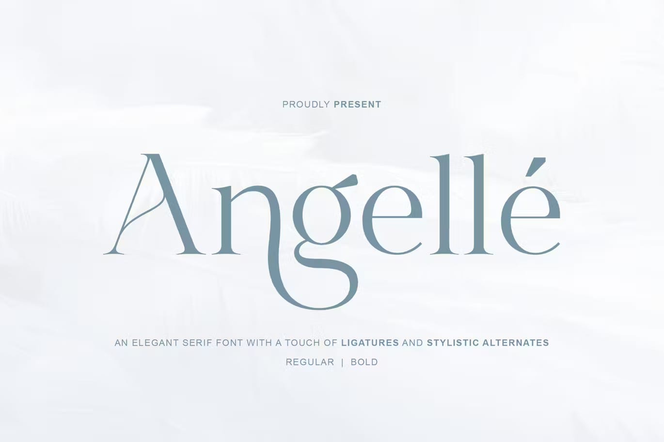 An elegant serif font