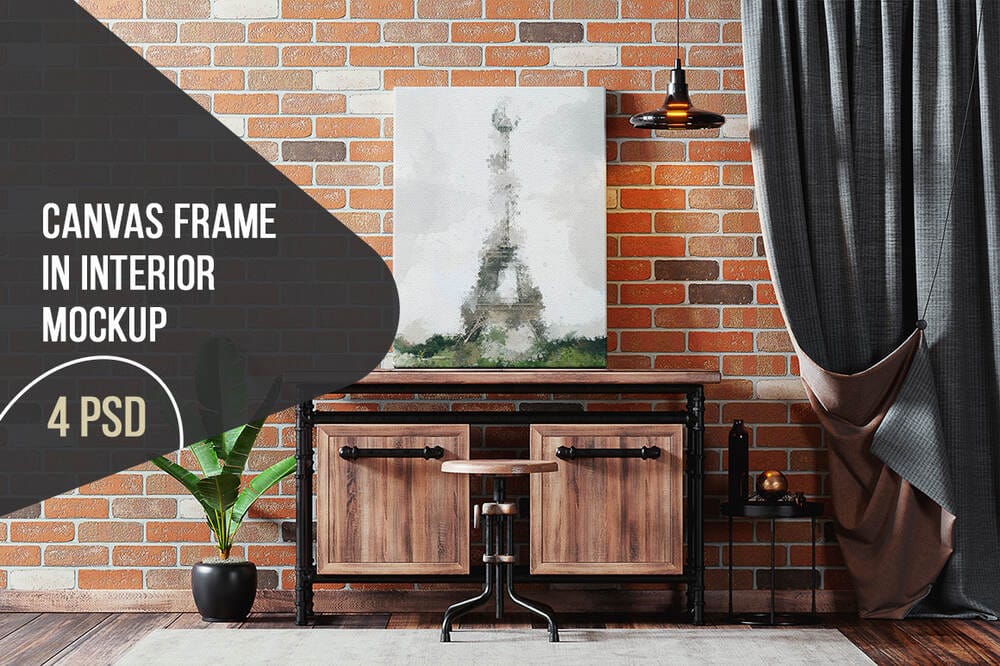 30+ Flawless Canvas Mockup Templates for Designers