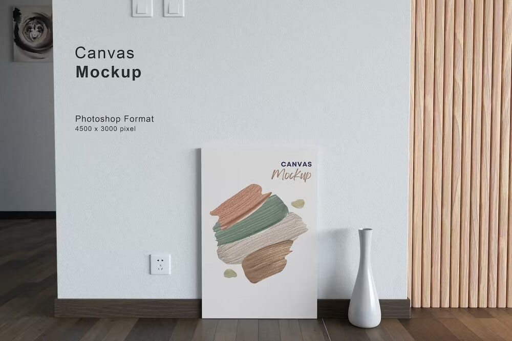 30+ Flawless Canvas Mockup Templates for Designers
