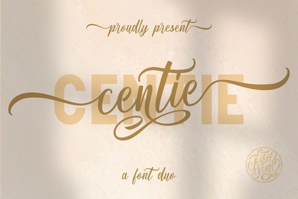 A romantic fonts collection