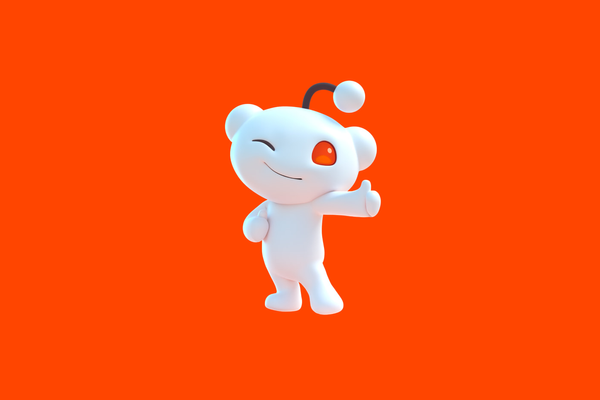 A reddit snoo mascot logo